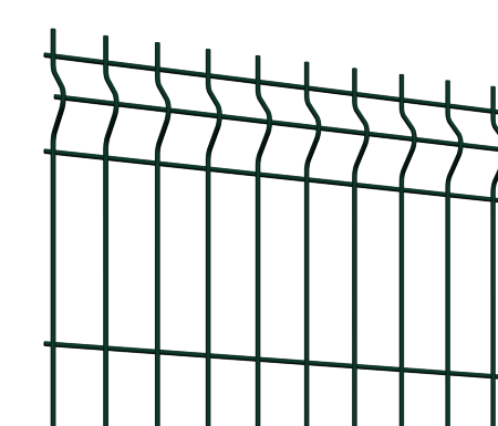 Панель 3d ограждения Medium 2,03х2,5 RAL 6005 GL