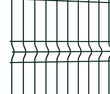 Панель 3d ограждения Medium 1,53х2,5 RAL 6005 GL
