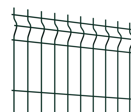 Панель 3d ограждения Medium 1,73х2,5 RAL 6005 GL